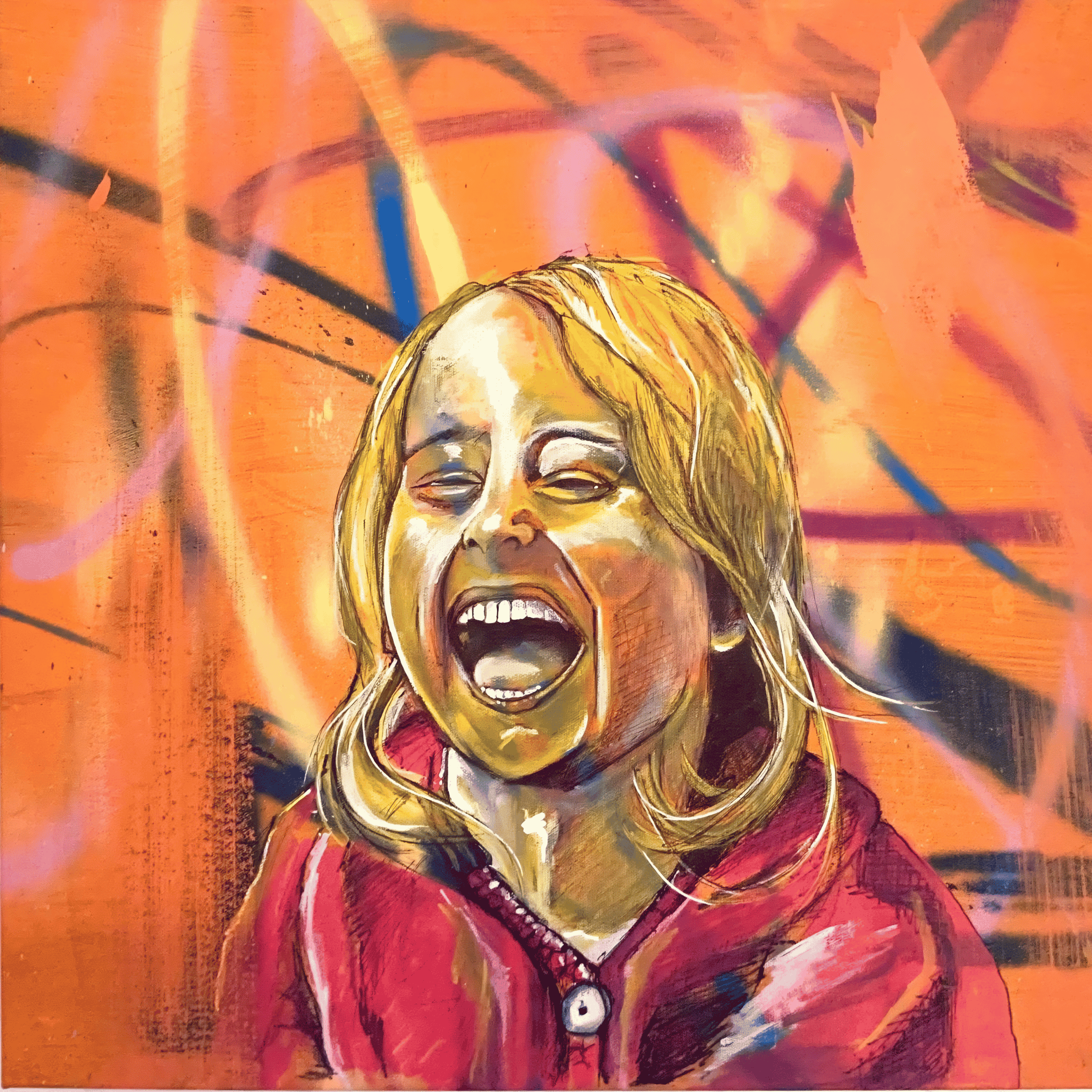 The Laughing Blonde Girl